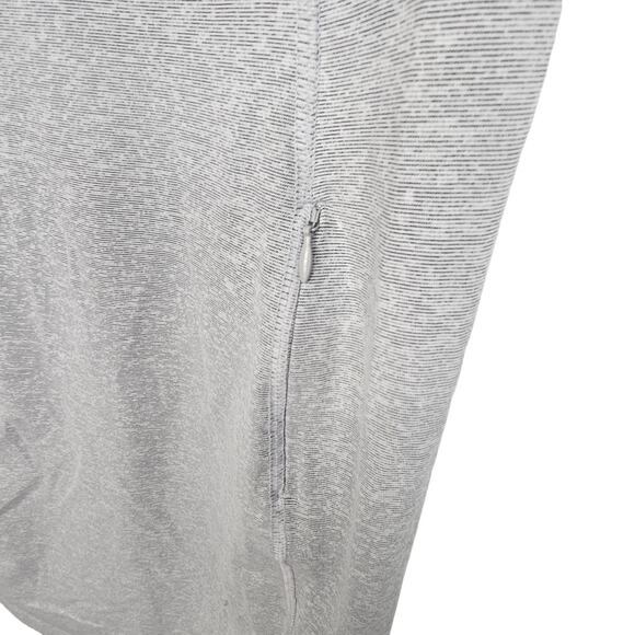 Duluth Trading Dress Knee Length Dress Scoop Neck Dress L Gray NoGa UPF 50 - Picture 4 of 8